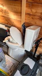 Wc pot incl. Spoelresevoir en bril, Doe-het-zelf en Verbouw, Sanitair, Ophalen, Gebruikt, Toilet