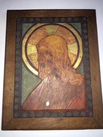 Religie in leer gemaakt naar Fra Angelico Cesaer Jezus 1961 beschikbaar voor biedingen