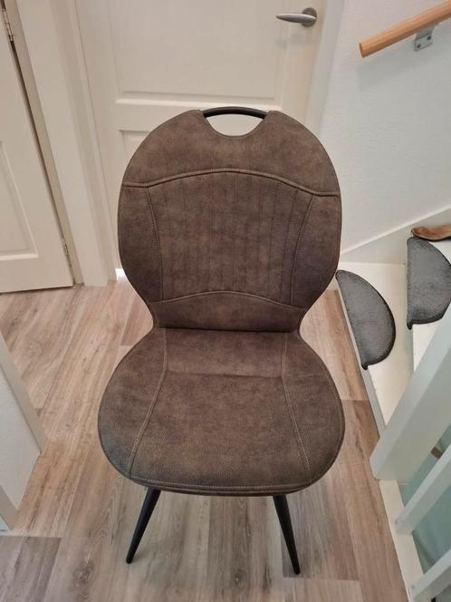 4 Nieuwe eetkamerstoelen Veere, Huis en Inrichting, Stoelen, Nieuw, Metaal, Stof, Overige kleuren, Ophalen