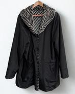 Vintage Goldix Reversible Jas – Zwart & Zwart/Grijs Faux Fu, Zwart, Maat 46/48 (XL) of groter, Ophalen of Verzenden, Zo goed als nieuw