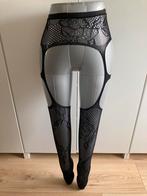 Jarretel met bloemen motief zwart, Kleding | Dames, Leggings, Maillots en Panty's, Verzenden, Nieuw