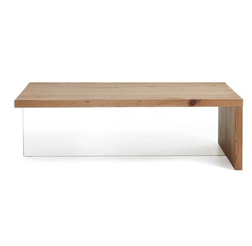 Kave Home Salontafel Tulsi Eiken glas 120 x 70cm | €549, nu, Huis en Inrichting, Tafels | Salontafels, Nieuw, Minder dan 50 cm