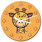 KLOK-LUNIES - Giraffe, Verzenden, Nieuw, Analoog, Wandklok