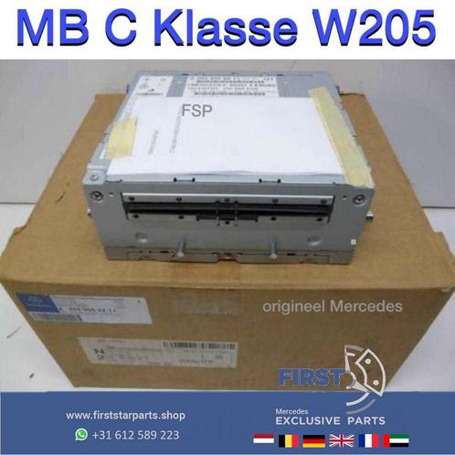 W205 NTG5 HEADUNIT Mercedes C Klasse NAVIGATIE RADIO systeem, Auto-onderdelen, Dashboard en Schakelaars, Mercedes-Benz, Gebruikt