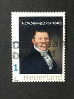2505 Persoonlijke zegel - Dichter A.C.W. Staring - gestempel, Ophalen of Verzenden, Na 1940, Gestempeld
