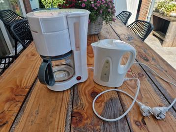 Home koffiezetapparaat en waterkoker voor camping wit beschikbaar voor biedingen