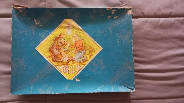 Marolin Kerstgroep in orginele doos, Diversen, Kerst, Gebruikt, Ophalen of Verzenden