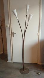 Vloerlamp met albast kappen, Ophalen of Verzenden, Metaal, 150 tot 200 cm