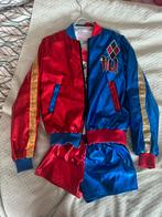 Harley Quinn pakje 128, Kinderen en Baby's, Carnavalskleding en Verkleedspullen, Ophalen of Verzenden, Gebruikt, 122 t/m 128, Meisje