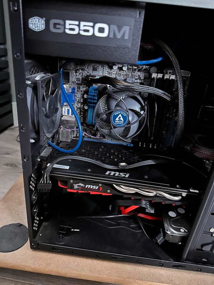 Game pc in onderdelen / PC onderdelen, Computers en Software, Desktop Pc's, Zo goed als nieuw, 3 tot 4 Ghz, SSD, 32 GB, Met videokaart