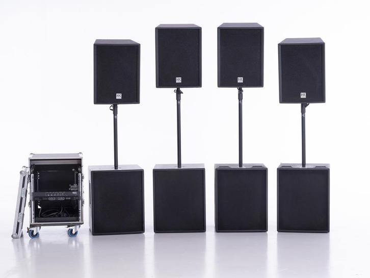HK Audio geluidsset compleet, Audio, Tv en Foto, Professionele Audio-, Tv- en Video-apparatuur, Gebruikt, Audio, Ophalen