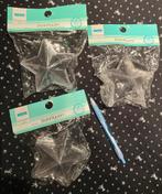 6 sterren doosjes van plastic nw 3 verpakkingen, Hobby en Vrije tijd, Ophalen of Verzenden, Nieuw, Materiaal