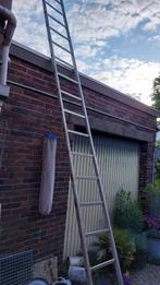 aluminium ladder steigerladder, Doe-het-zelf en Verbouw, Ladders en Trappen, Ophalen, Gebruikt, Ladder, 4 meter of meer