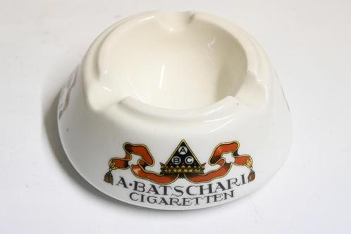 jaren 20 A. Batschari cigaretten asbak duitsland sigaretten, Verzamelen, Rookartikelen, Aanstekers en Luciferdoosjes, Gebruikt