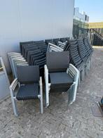 Stapelbare stoelen aluminium terras wicker terrasstoelen, Ophalen of Verzenden, Gebruikt, Aluminium, Stapelbaar