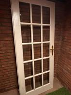 Opdek binnendeur met glas 199 x 83, Ophalen, Gebruikt, 80 tot 100 cm, Binnendeur