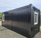 Kantoorunit, bouwkeet, schaftkeet, directiekeet. 6 x 2,40, Doe-het-zelf en Verbouw, Bouwketen en Schaftketen, Ophalen, Gebruikt