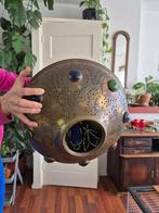 Vintage Oosterse Hanglamp met Kleurrijke Details, Ophalen, Gebruikt, Metaal, 50 tot 75 cm