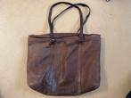 Bruine leren tas, Ophalen, Gebruikt, Bruin