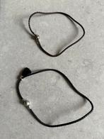Pandora armbanden (leer), Sieraden, Tassen en Uiterlijk, Armbanden, Ophalen of Verzenden, Gebruikt, Zwart, Leer