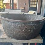 Antieke Koperen Schaal met Hengsel, Antiek en Kunst, Antiek | Koper en Brons, Ophalen, Koper
