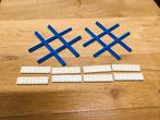 LEGO trein rail kruisingen, 2 stuks, bielzen, 4.5V trein IGS, Ophalen of Verzenden, Gebruikt, Losse stenen, Lego