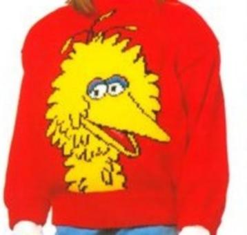 Pino - Sesamstraat - trui breipatroon beschikbaar voor biedingen