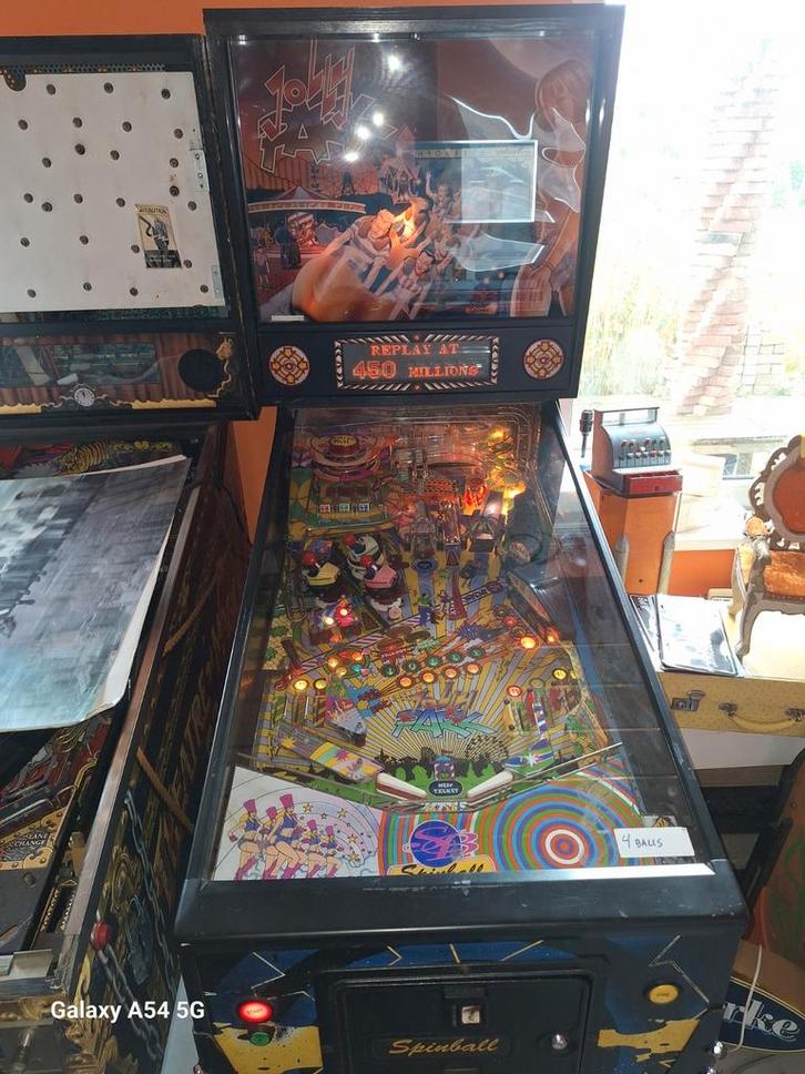 Jolly Park Flipperkast - Goed Werkend!, Verzamelen, Automaten | Flipperkasten, Gebruikt, Flipperkast, Ophalen of Verzenden