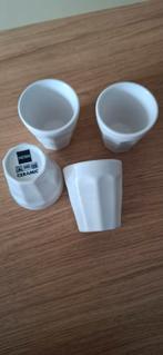 Hema espressomokjes 4 stuks, Huis en Inrichting, Keuken | Servies, Ophalen of Verzenden, Zo goed als nieuw, Overige stijlen
