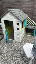 Smoby Speelhuisje met Keuken, Kinderen en Baby's, Speelgoed | Buiten | Speelhuisjes, Ophalen of Verzenden, Gebruikt, Kunststof