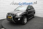 Kia Sportage 2.0 CVVT X-cite op LPG / Benzine met trekhaak, 1486 kg, Zwart, 4 cilinders, Navigatiesysteem