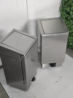 Vuilnis bakken , 60 liter, 2 x, Ophalen, Gebruikt, RVS Meubilair