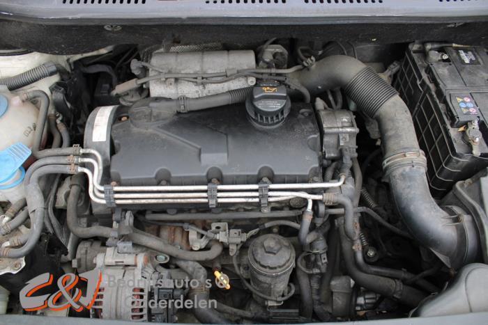 Motor van een Volkswagen Caddy, Auto-onderdelen, Motor en Toebehoren, Volkswagen, Gebruikt, Ophalen of Verzenden