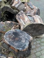 16 stammen kachelhout openhaardhout eiken beuken Essen, Tuin en Terras, Stammen, Ophalen, 6 m³ of meer, Overige houtsoorten