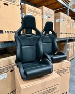 Recaro Sportster CS Black leder kuipstoel sportstoel, Ophalen of Verzenden