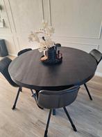 Ronde eettafel 130, Huis en Inrichting, Tafels | Eettafels, Rond, Ophalen of Verzenden, Zo goed als nieuw, Metaal