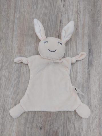Knuffel knuffeldoekje Evora funny bunny konijn beige K8810 beschikbaar voor biedingen