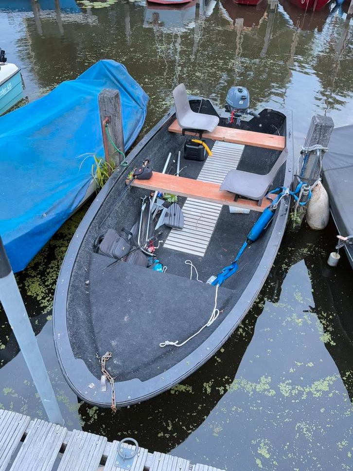 Polyester Visbootje, Watersport en Boten, Bootonderdelen, Gebruikt, Overige typen, Ophalen