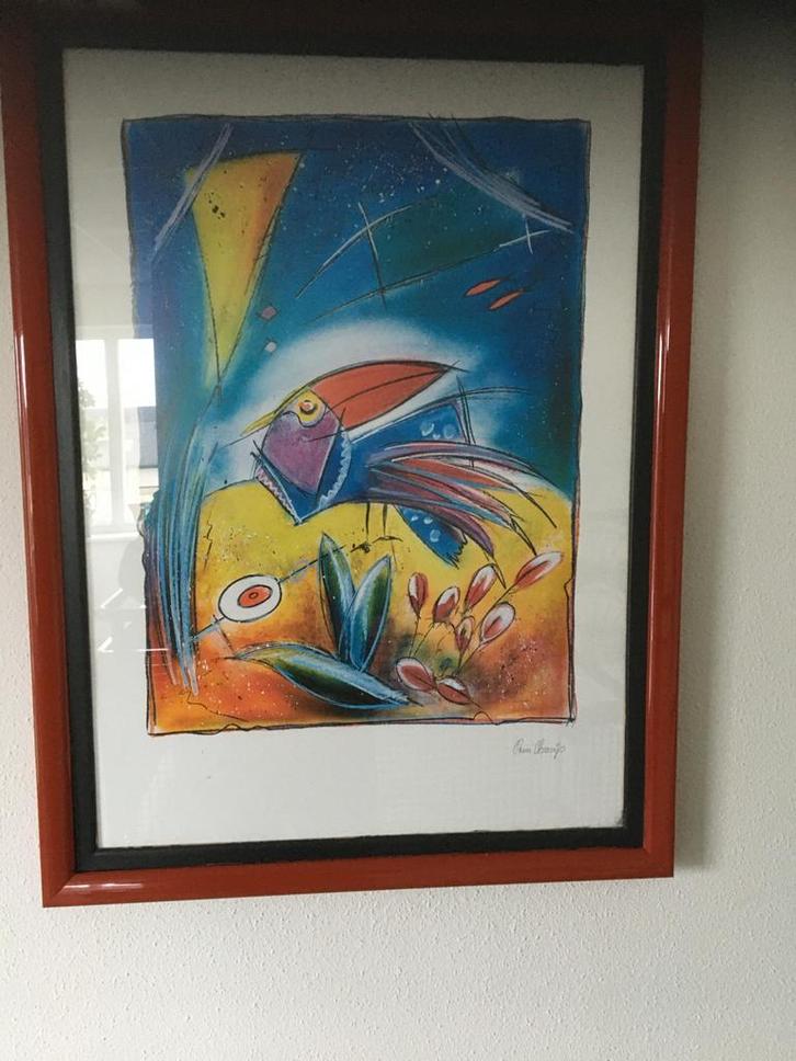 Zeefdruk Orim Occazip 79x58 cm, Antiek en Kunst, Kunst | Tekeningen en Foto's, Ophalen