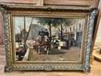 Benno Randolfi - olieverf schilderij - Rotterdam, Ophalen of Verzenden