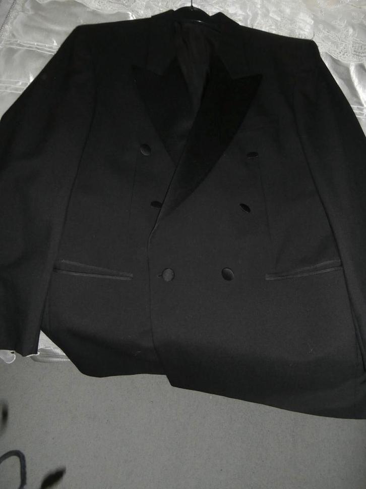 Colbert zwart mt. L. XL., Kleding | Heren, Kostuums en Colberts, Zo goed als nieuw, Maat 56/58 (XL), Zwart, Ophalen