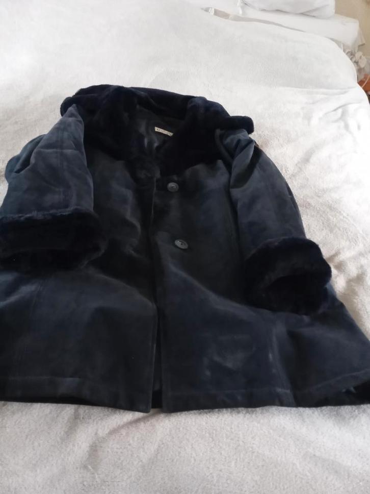 LAMMY COAT BLAUW, Kleding | Dames, Jassen | Winter, Zo goed als nieuw, Maat 42/44 (L), Blauw, Ophalen of Verzenden