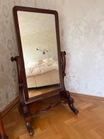 Mooie antieke Passpiegel met Houten Frame, Antiek en Kunst, Ophalen, Rechthoekig, 50 tot 100 cm, 150 tot 200 cm