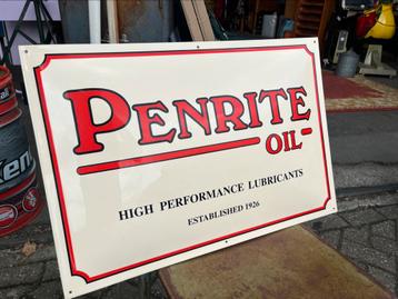 Penrite Oil aluminium bord, origineel, geen emaille beschikbaar voor biedingen
