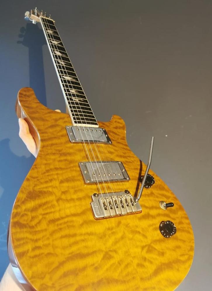 Harley Benton Duke 100 - PRS-kopie, Muziek en Instrumenten, Snaarinstrumenten | Gitaren | Elektrisch, Gebruikt, Solid body, Overige merken