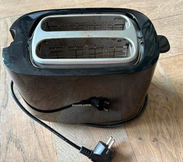 Philips Daily HD2581/90 broodrooster zwart in goede staat beschikbaar voor biedingen
