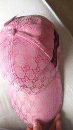 Roze Gucci petje, Kleding | Heren, Hoeden en Petten, Verzenden, Zo goed als nieuw, One size fits all