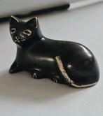 poezen beeldjes van speksteen, Ophalen of Verzenden, Zo goed als nieuw, Hond of Kat, Beeldje of Figuurtje