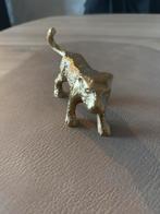 Gouden Dierenbeeld - Tijger, Verzamelen, Beelden en Beeldjes, Ophalen of Verzenden, Zo goed als nieuw, Dier