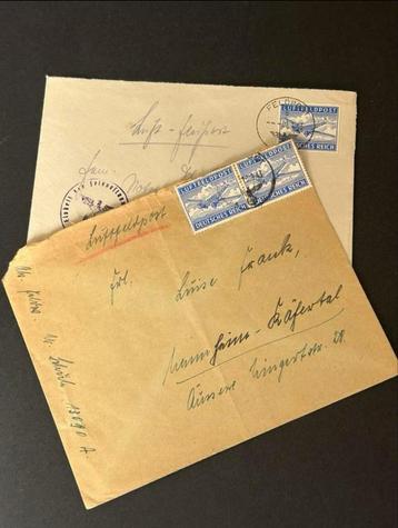 WWII - Duitse Luchtpost Enveloppen beschikbaar voor biedingen